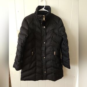 Kenneth Cole New York Black Puffer Coat
